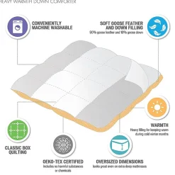 True North By Sleep Philosophy Goose Feather And Down Oversize Comforter