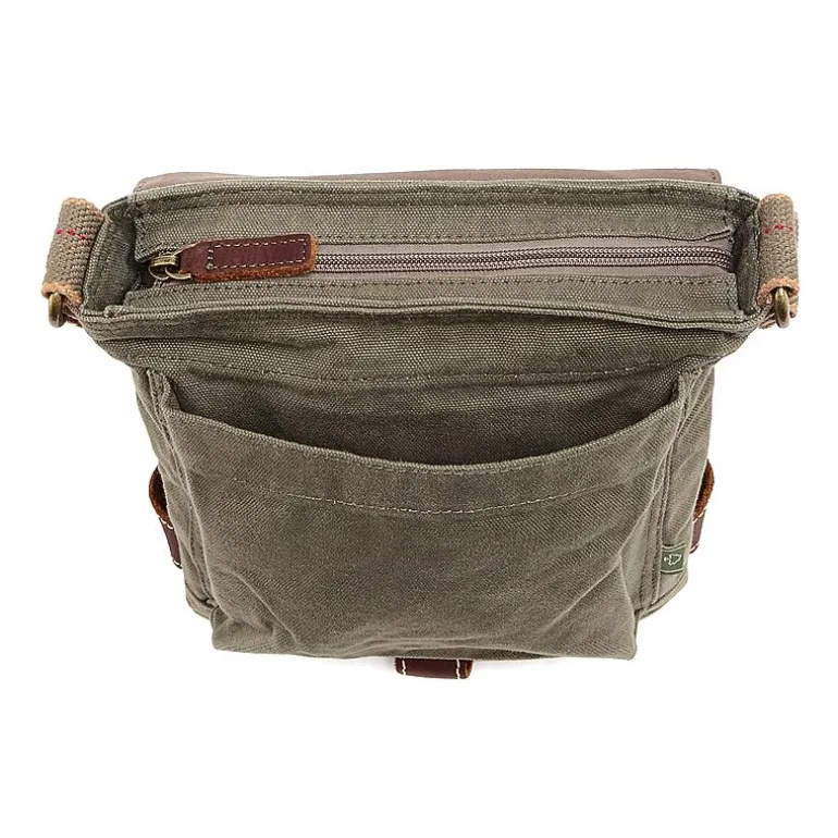 TSD Brand Atona Classic Flap Crossover Messenger Bag