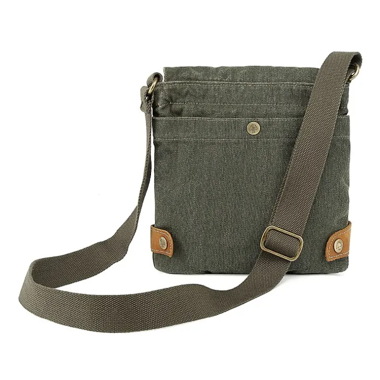 TSD Brand Atona Classic Flap Crossover Messenger Bag