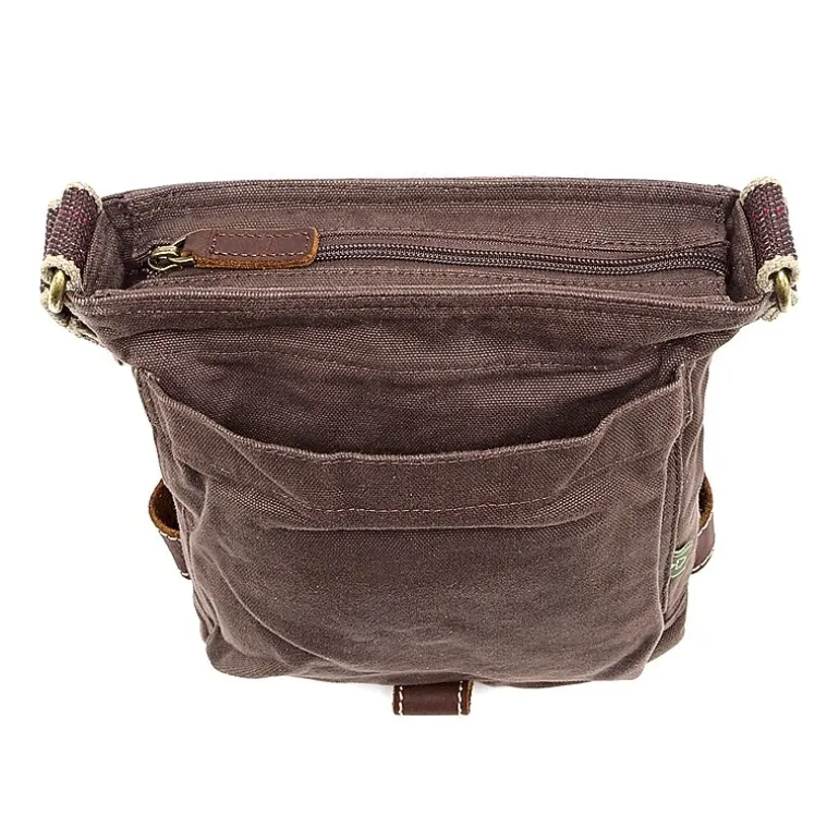 TSD Brand Atona Classic Flap Crossover Messenger Bag
