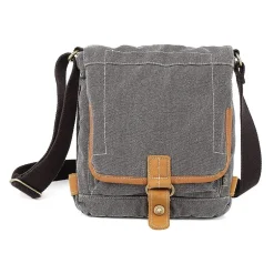 TSD Brand Atona Classic Flap Crossover Messenger Bag