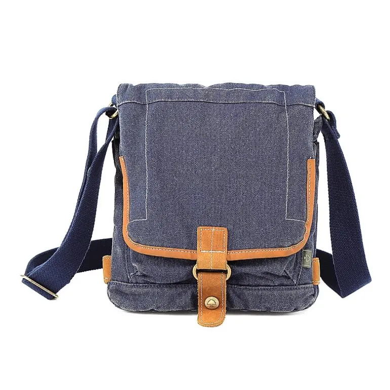 TSD Brand Atona Classic Flap Crossover Messenger Bag