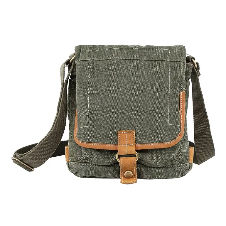 TSD Brand Atona Classic Flap Crossover Messenger Bag
