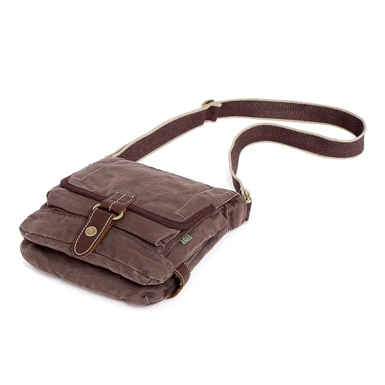 TSD Brand Atona Classic Flap Crossover Messenger Bag
