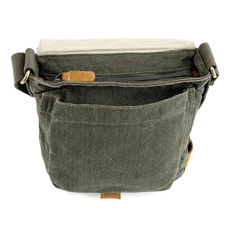 TSD Brand Atona Classic Flap Crossover Messenger Bag