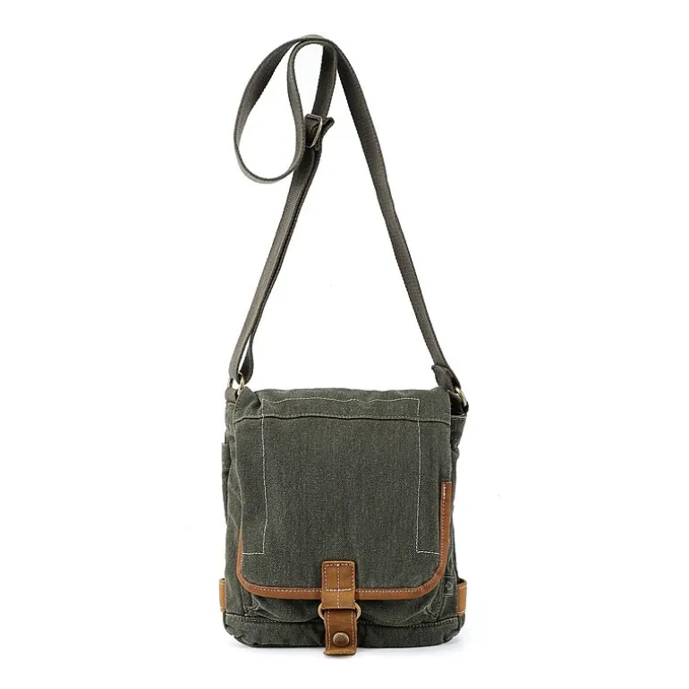 TSD Brand Atona Classic Flap Crossover Messenger Bag