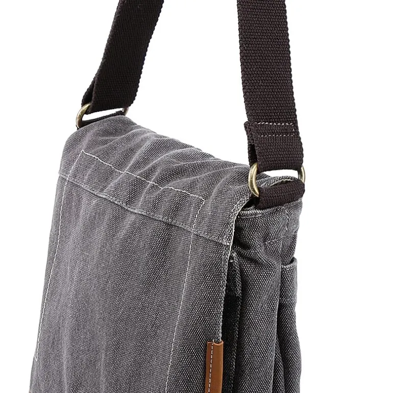 TSD Brand Atona Classic Flap Crossover Messenger Bag