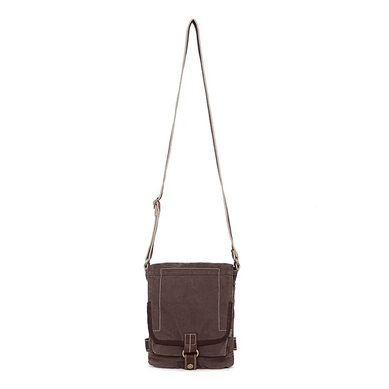 TSD Brand Atona Classic Flap Crossover Messenger Bag