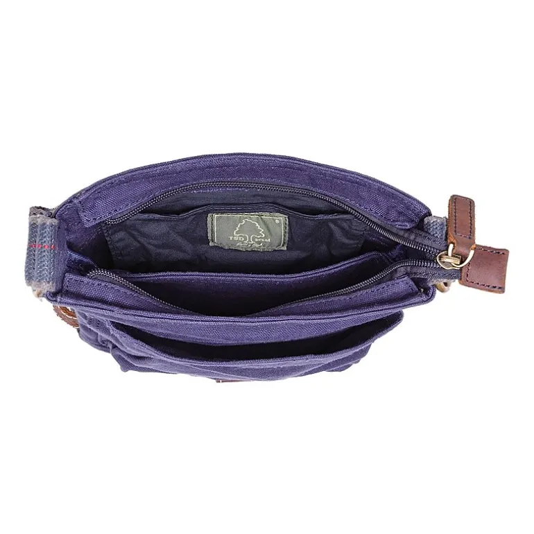 TSD Brand Atona Classic Flap Crossover Messenger Bag