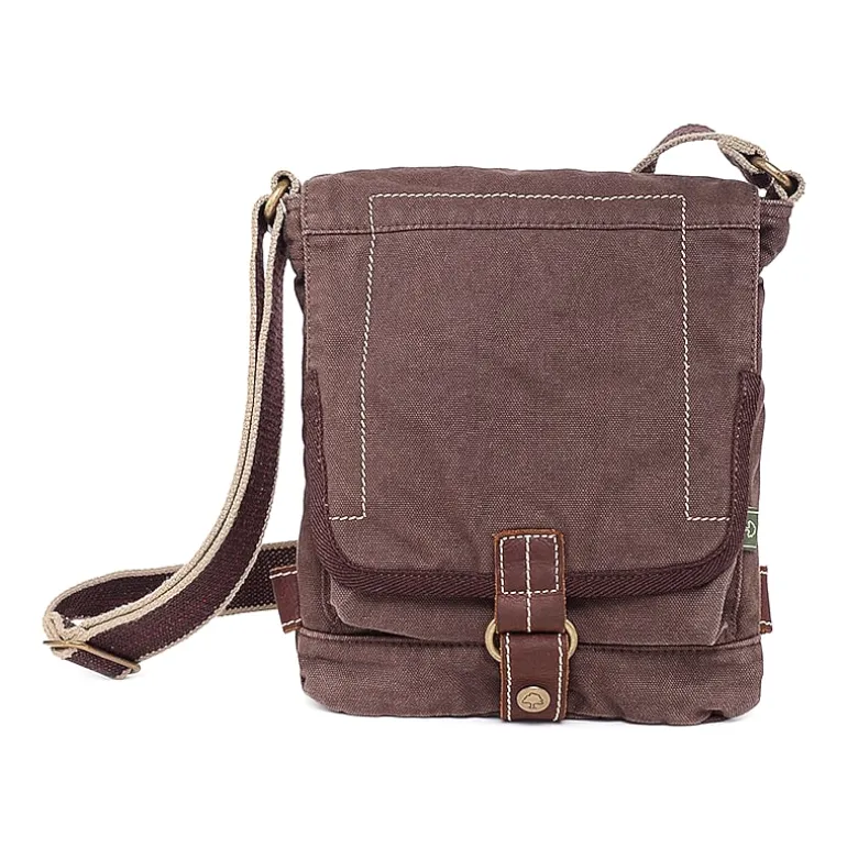TSD Brand Atona Classic Flap Crossover Messenger Bag