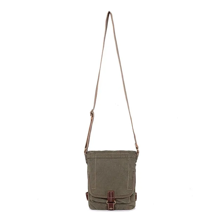 TSD Brand Atona Classic Flap Crossover Messenger Bag