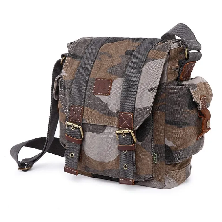 TSD Brand Camo Crossbody Messenger Bag