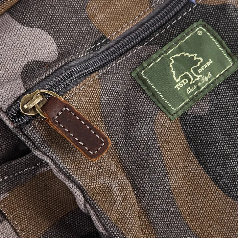 TSD Brand Camo Crossbody Messenger Bag