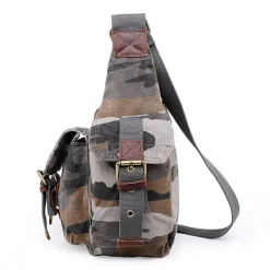 TSD Brand Camo Messenger Bag