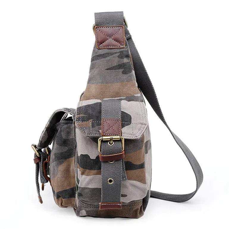 TSD Brand Camo Messenger Bag