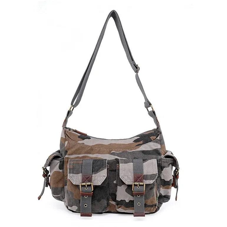 TSD Brand Camo Messenger Bag