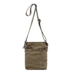 TSD Brand Coastal Zippered Crossbody Messenger Bag