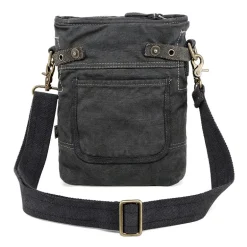 TSD Brand Coastal Zippered Crossbody Messenger Bag