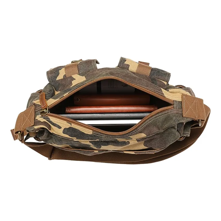 TSD Brand Leaf Hill Mail Bag Messenger Bag