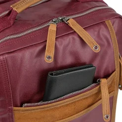 TSD Brand Madrone Coated Canvas Unisex Adult Backpack