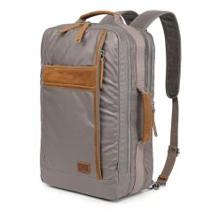 TSD Brand Madrone Coated Canvas Unisex Adult Backpack