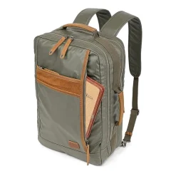 TSD Brand Madrone Coated Canvas Unisex Adult Backpack