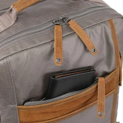 TSD Brand Madrone Coated Canvas Unisex Adult Backpack