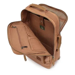 TSD Brand Madrone Coated Canvas Unisex Adult Backpack