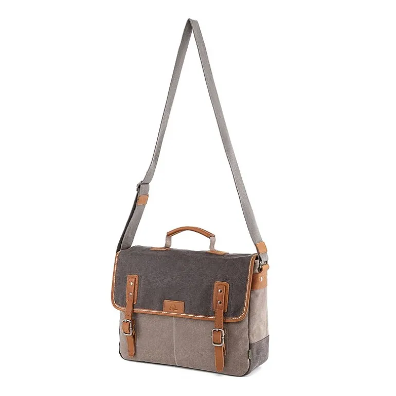 TSD Brand Mountain Wood Messenger Bag