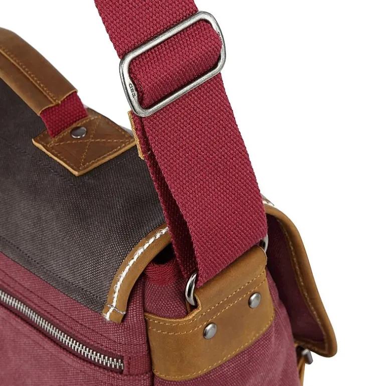 TSD Brand Mountain Wood Messenger Bag
