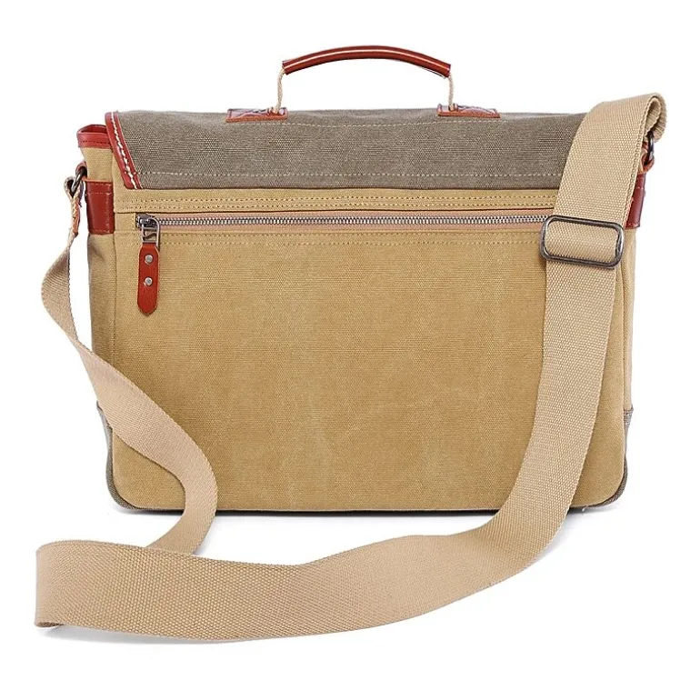 TSD Brand Mountain Wood Messenger Bag