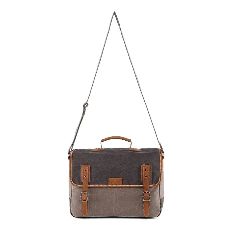 TSD Brand Mountain Wood Messenger Bag