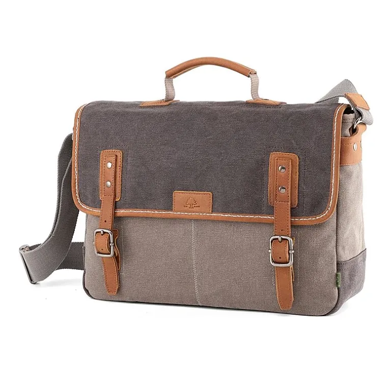 TSD Brand Mountain Wood Messenger Bag