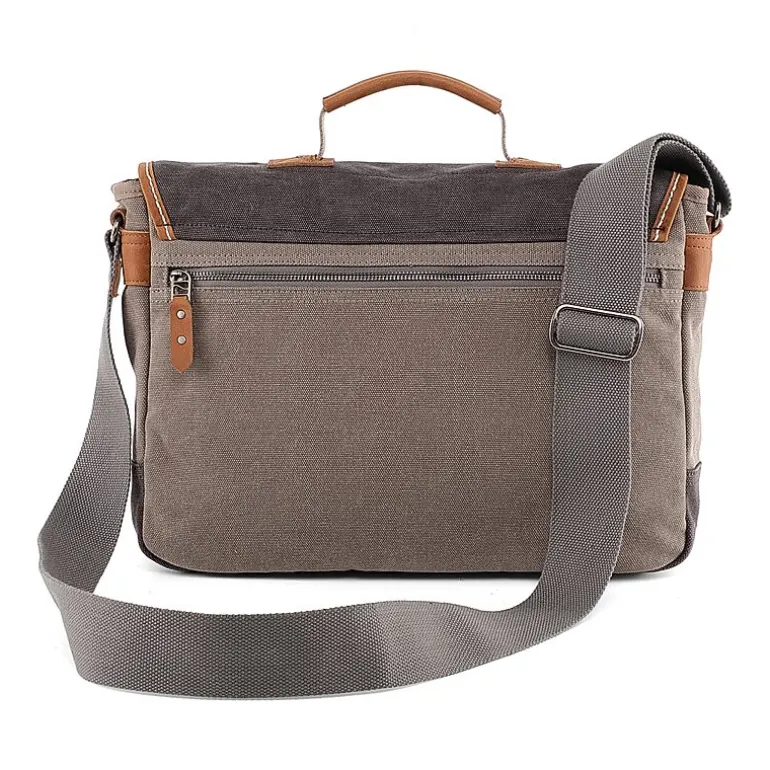TSD Brand Mountain Wood Messenger Bag