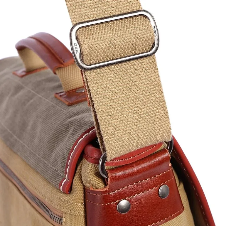 TSD Brand Mountain Wood Messenger Bag