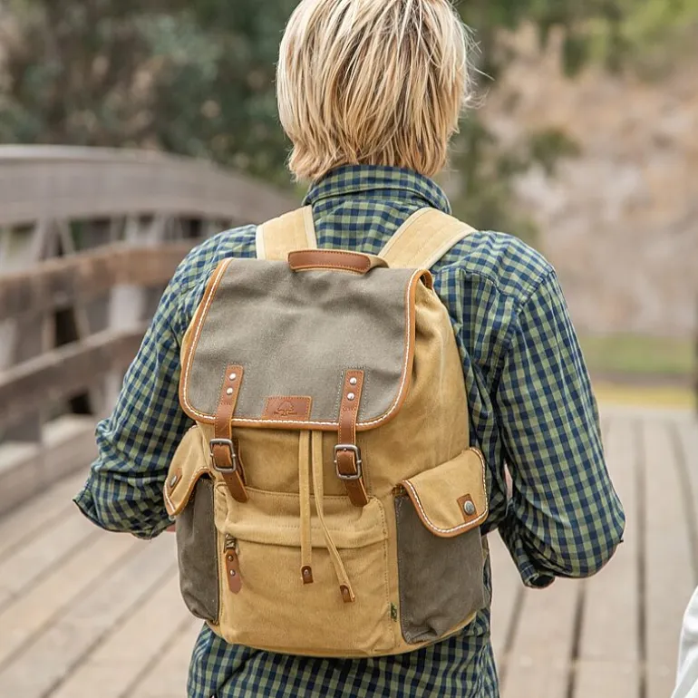TSD Brand Mountain Wood Unisex Adult Backpack
