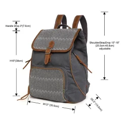 TSD Brand Oak Hill Unisex Adult Backpack