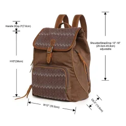 TSD Brand Oak Hill Unisex Adult Backpack