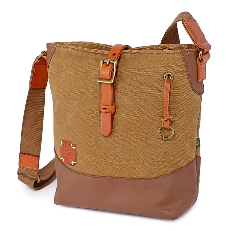 TSD Brand Redwood Crossbody Messenger Bag