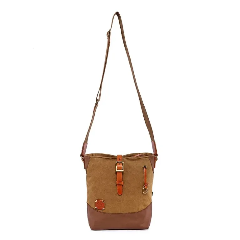TSD Brand Redwood Crossbody Messenger Bag