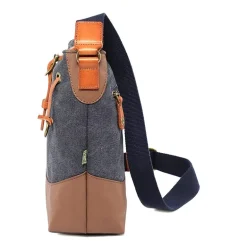 TSD Brand Redwood Crossbody Messenger Bag