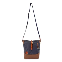 TSD Brand Redwood Crossbody Messenger Bag