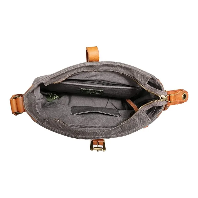 TSD Brand Redwood Crossbody Messenger Bag