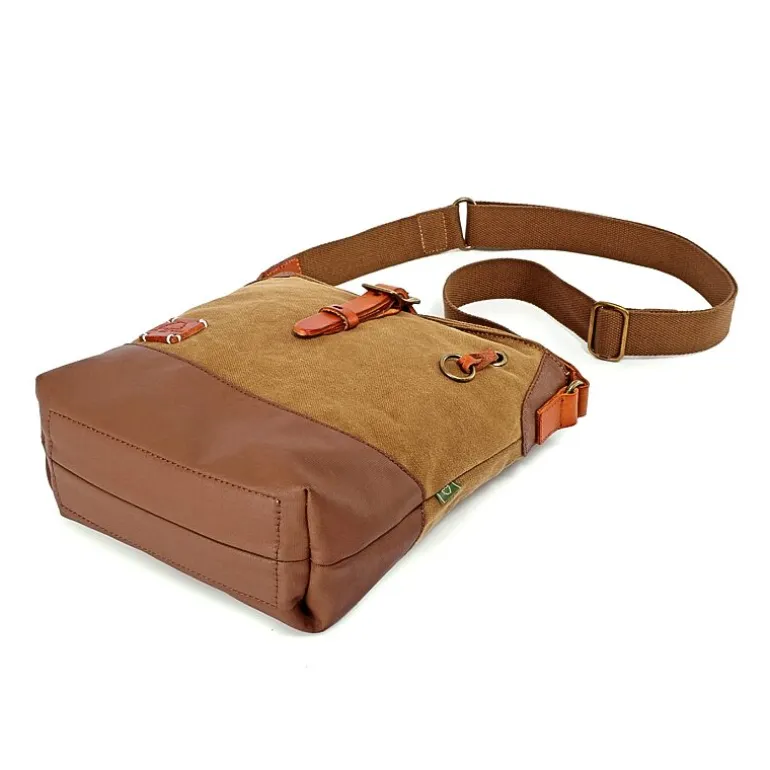 TSD Brand Redwood Crossbody Messenger Bag