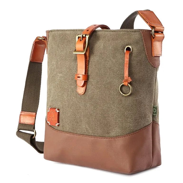 TSD Brand Redwood Crossbody Messenger Bag