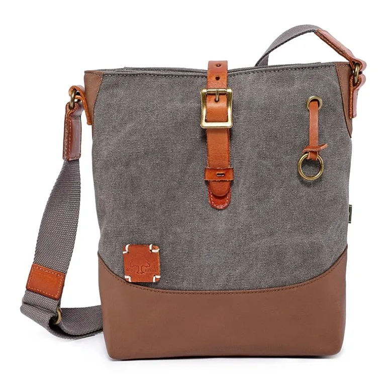 TSD Brand Redwood Crossbody Messenger Bag