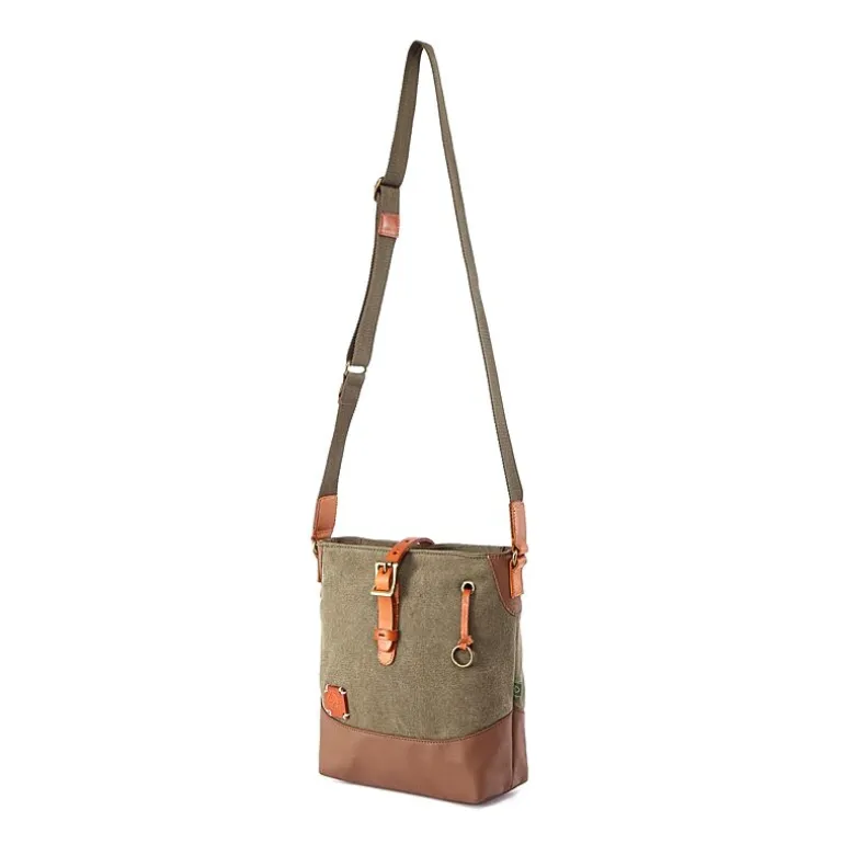 TSD Brand Redwood Crossbody Messenger Bag