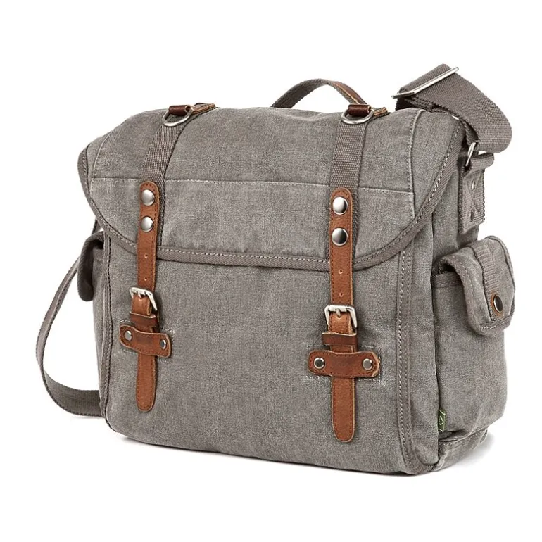 TSD Brand Silver Road Messenger Messenger Bag