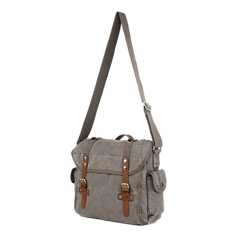 TSD Brand Silver Road Messenger Messenger Bag