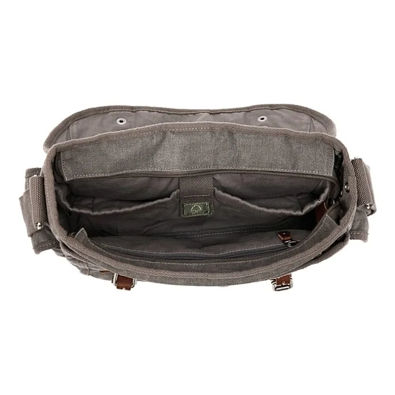 TSD Brand Silver Road Messenger Messenger Bag